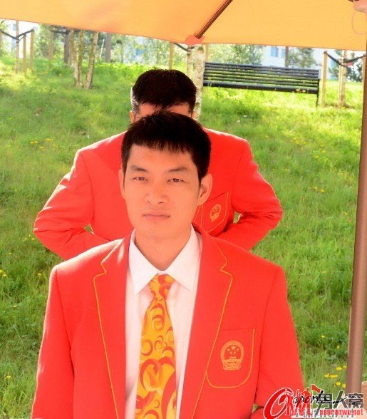 伦敦奥运会：中国代表团举行升旗仪式
